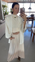 Kimono de tricô Emiko Off White - comprar online