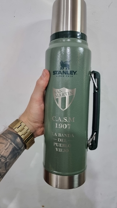 Termo STANLEY verde grabado - comprar online