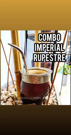 COMBO IMPERIAL (Imperial + pico de loro BAÑADA) - Bombillas y Mates Uruguayos LA USINA
