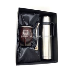 Combo Termo Inox / Camionero / Pico De Loro De Alpaca Con Caja - tienda online