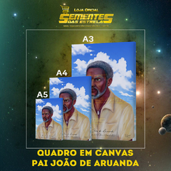 Quadro em Canvas Pai João de Aruanda - Sementes das Estrelas