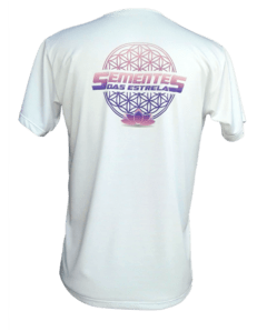 Camiseta Sementes das Estrelas com Flor da Vida