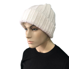 Gorro Artesanal de Lã Branco