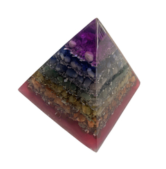 Orgonite - Pirâmide dos Sete Chacras - comprar online