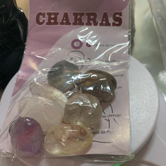 Kit dos 7 Chakras Pedras Roladas