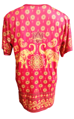 CAMISETA UNISSEX ELEFANTES INDIANOS - comprar online