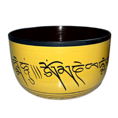 Tigela Tibetana Katora 26,5cm N8 Amarela GGG - comprar online