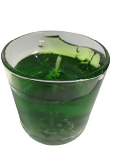 Vela Gel dos 7 Chakras Perfumada Verde