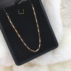 Corrente Cartier Elo Chapado 1MM 60CM Ouro 18K - comprar online