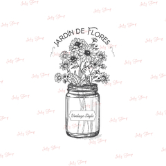 J341 - Jardín de flores