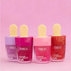 Kit 4 Unid. Brilho Labial Ice Cream Sorvetinho Maria Pink