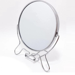 Espelho de Mesa Redondo Dupla Face Lente Aumento Zoom 5x na internet