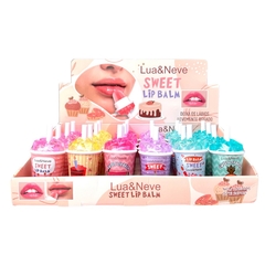 Caixa 24 Lip Balm Sweet Hidratante Fragrância Lua & Neve - comprar online