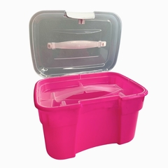 Maleta Organizadora Plástico Rosa Cosmetic Box Pequena na internet