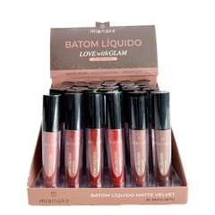 Caixa Box 36 Unid. Batom Liquido Matte Erick Neto Mia Make