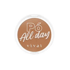 Pó Compacto All Day Vivai Tons Escuros - Mega Maquiagem - Cosméticos p/ o Revendedor, Maquiador e Consumidor!