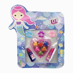 12 Kit De Maquiagem Infantil Sereia Dapop DP Kids