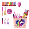 Kit Infantil Completo Maquiagem Caixa Presente Batom Gloss