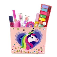 Kit Infantil Completo Maquiagem Caixa Presente Batom Gloss - comprar online