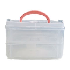 Marmita Plástico Kit Box 2 Andares Divisórias - comprar online