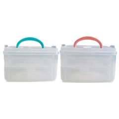 2 Marmitas Plástico Kit Box 2 Andares Plasnorthon