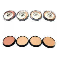 Pó Facial Compacto Matte Kyrav Cores Claras - Display 12 unidades - comprar online