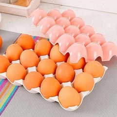 Organizador Bandeja Porta Ovos Em Plástico Para 15 Ovos - comprar online