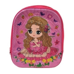 Mochila Rosa Infantil Princesas - loja online