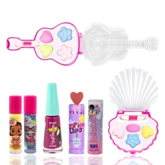 Maleta Mini Kit Maquiagem Infantil Esmalte Gloss Brilhos na internet