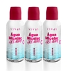 Kit 3 Água Micelar Demaquilante Oil Free 5 em 1 Vivai