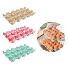 Organizador Bandeja Porta Ovos Em Plástico Para 15 Ovos na internet