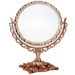 Espelho de Mesa Princesa Maquiagem Zoom Aumento 2 Lados na internet