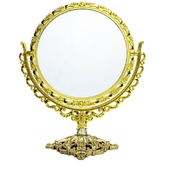 Espelho de Mesa Princesa Maquiagem Zoom Aumento 2 Lados - comprar online