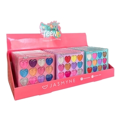 Caixa 24 Paleta de Sombras 12 Cores Tropical Teen Jasmyne - comprar online