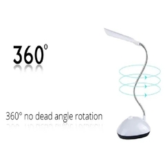 3 Luminária De Mesa Led Soft 360° Luz Branca À Pilhas Kit - Mega Maquiagem - Cosméticos p/ o Revendedor, Maquiador e Consumidor!