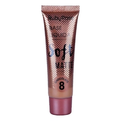 Base Liquida Soft Matte Chocolate Ruby Rose - Mega Maquiagem - Cosméticos p/ o Revendedor, Maquiador e Consumidor!