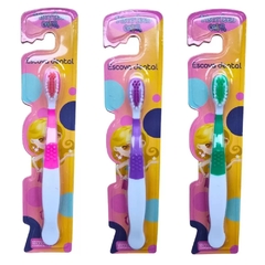 Kit 10 Escovas de Dente Infantil Criança Discoteen Escovação - Mega Maquiagem - Cosméticos p/ o Revendedor, Maquiador e Consumidor!