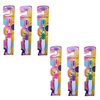 Kit 6 Escovas de Dente Infantil Criança Discoteen Escovação