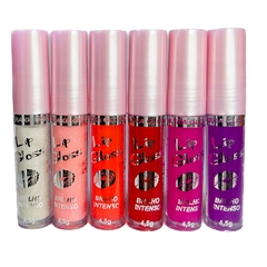 Kit 6 Lip Gloss Lábios Brilho Intenso Kyrav