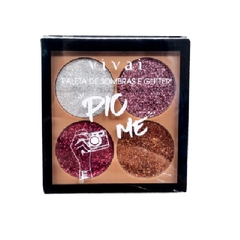 Paleta de Sombra com Glitter 4 cores Vivai na internet