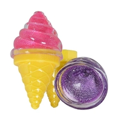 Kit 12 Brilho Labial Gloss Infantil Ice Cream Maria Pink - Mega Maquiagem - Cosméticos p/ o Revendedor, Maquiador e Consumidor!