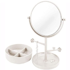 Espelho de Mesa com Organizador Porta Jóias Jacki Design AWA17151 - comprar online