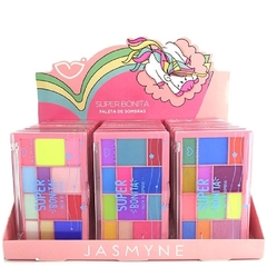 Paleta de Sombras Super Bonita Jasmyne JSJ1207 - Display 24 unidades