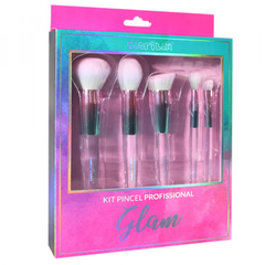 Kit 5 Pincéis Glam Macrilan ED500