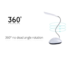 Luminária De Mesa Led Soft 360° Luz Branca Mini À Pilhas - loja online
