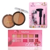 Kit 3 Paletas Sombras Ruby Rose + Corretivo + Sobrancelhas