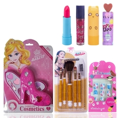Kit Necessaire Maleta Maquiagem Infantil Princesa - comprar online