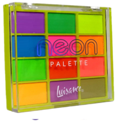 Paleta 12 Cores Neon Pallette Luisance L3112 - Mega Maquiagem - Cosméticos p/ o Revendedor, Maquiador e Consumidor!