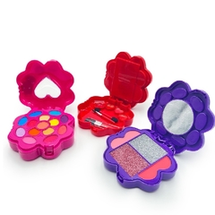 Kit Maquiagem Infantil Luisance Flowers Sombras Blush Batom LT280 - comprar online