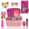 Maleta Kit Maquiagem Completa Infantil Batom Gloss Sombras